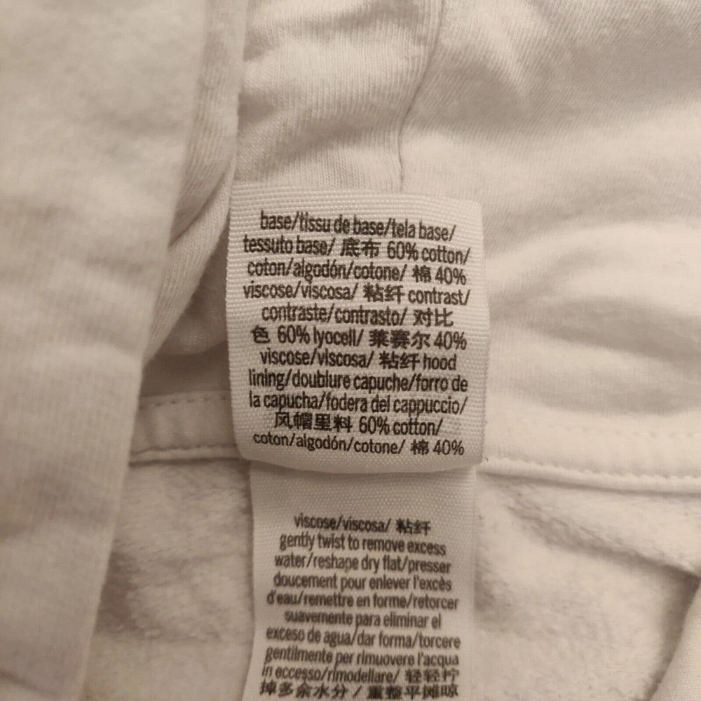 Pink Victoria's Secret Women's Hoodie Sweatshirt Quarter Zip White Size Large - Picture 4 of 6